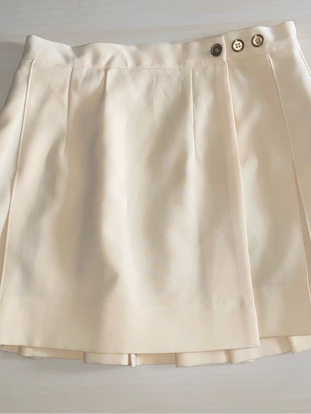 Rare 80s Vintage Cycle Yellow Pleated Wrap Wrap Skirt Size S